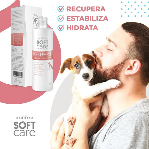 Imagem 3 de 5 de Softcare K-treat Shampoo Micelar 300ml