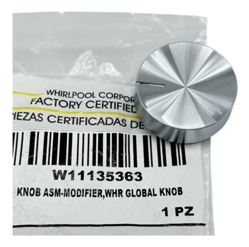 Perilla Para Lavadora Whirlpool W11135363 Original
