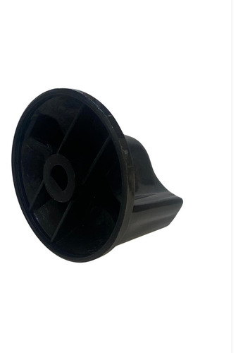 Paq 10 Pz Perilla Plástico Color Negro Estufa/parrilla 5cms.