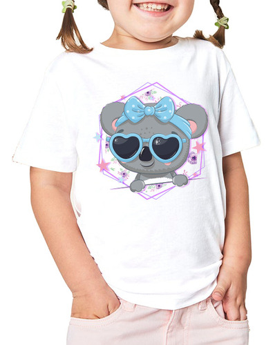 Remera Nena Niña Infantil Regalo Love Animal Oso Koala #09