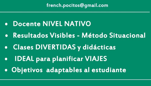 Imagen 2 de 3 de Clases De Francés Zoom Nuevos Grupos Febrero