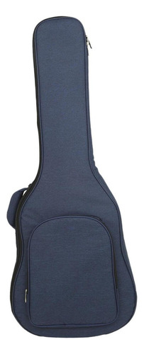 Bolsa De Guitarra Acolchada Impermeable Oxford A Prueba Azul