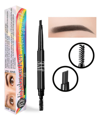 Pincel Delineador Retráctil Jye 2en1 Edición Especial Pride Color Negro