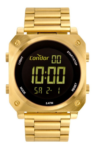 Relógio Condor Masculino Cofo018ac/4d Digital Alarme
