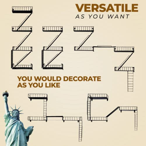 Estante De Decoración En Forma De Escalera De Escape, ...