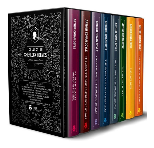 Sherlock Holmes Complete Collection - 8 Books Arthur Conan Doyle, de an Doyle, Arthur. Del Fondo Editorial, tapa blanda en inglés, 2021