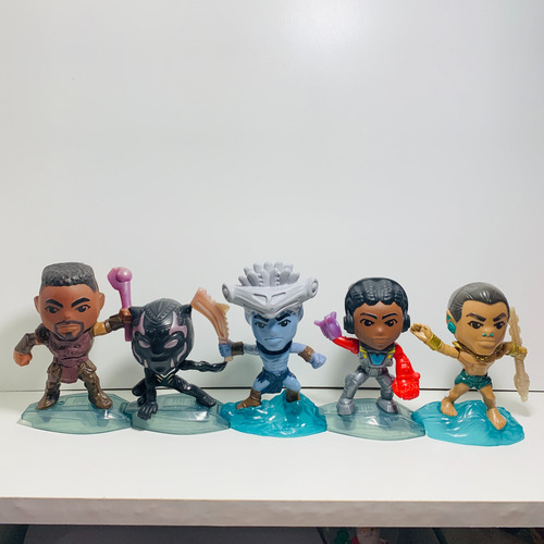 Black Panther Mcdonalds 2022 Colección Completa - 10 Muñecos (Usado)