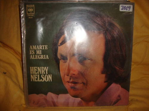 Vinilo Henry Nelson Amarte Es Mi Alegria Si1