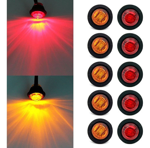 Luz Led Purishion 10 3 4 Pulgadas. Redonda Para Faro On