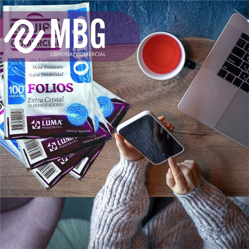 Folios Oficio Luma Comercial X 100
