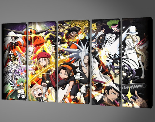 5 Cuadros Decorativos De Shaman King Anime Alta Definicion