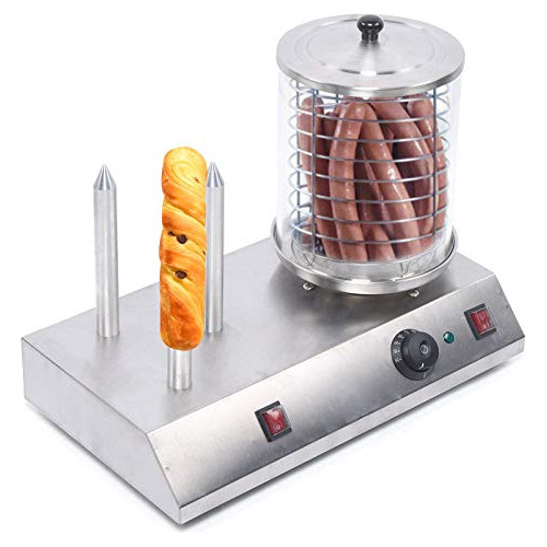 Cncest Hot Dog Warmer Máquina Para Asar Salchichas Máquina T