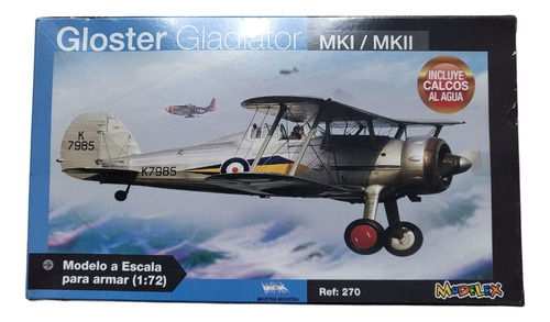 Maqueta Modelex - Gloster Gladiator 1:72 N°270