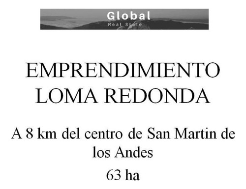 Fracción Única De 32 Has, Proyecto Urbanístico Loma Redonda, San Martín De Los Andes Patagonia Argentina