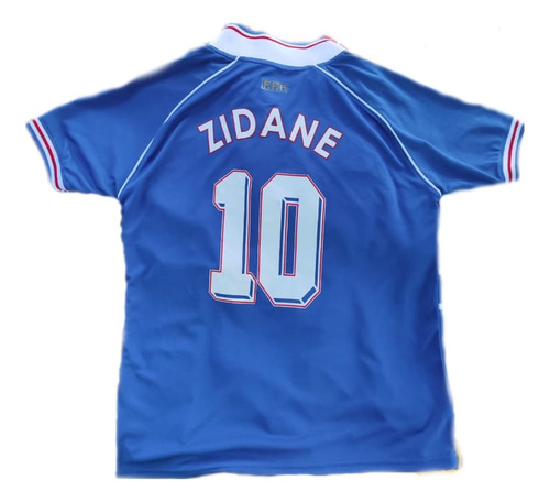 Camiseta De Futbol Retro Zidane Francia 