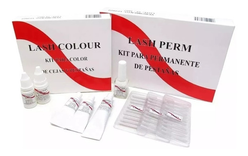 Kit Permanente De Pestaña + Kit Color Permanente De Pestañas