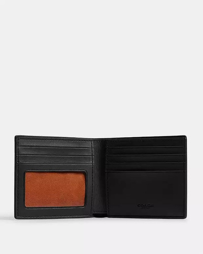 Cartera Coach Hombre Billfold In Signature Canvas Original
