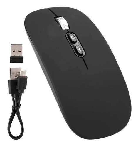 Mouse Sem Fio Wireless 2.4g Recarregável Leve Silencioso