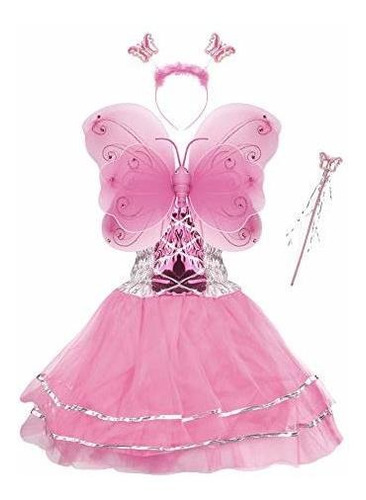 Conjunto Disfraz Princesa Hada Niña Halloween