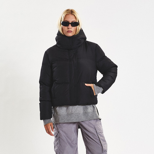 Campera Mujer Inflada Capucha Ghost Puffers