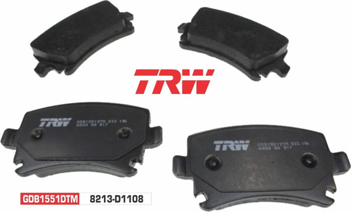 Kit Balatas Trw Ibiza Fr Bocanegra Delanteras Y Traseras