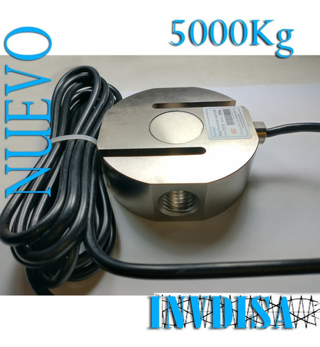 Celda De Carga Tipo S. Capacidad 10klb 5000kg 5t - Facturado (Usado)
