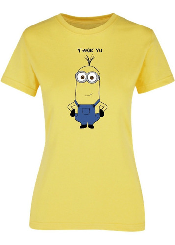 Playera Mujer Minions Mod. 09