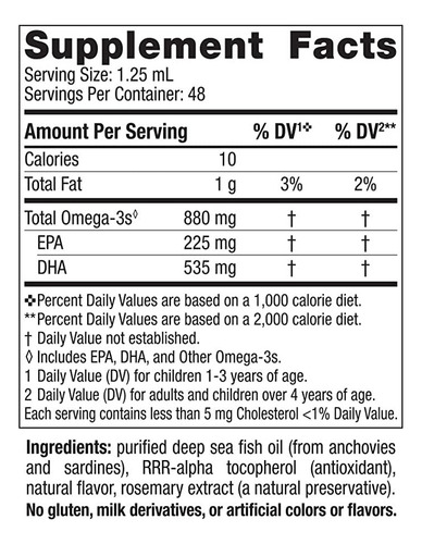Super Ômega 3 Infantil Dha 880mg Xtra Nordic 60ml Importado