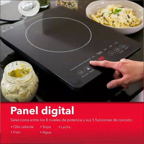 Keluona Kl-2a1 Parrilla De Inducción Eléctrica Cocina Color Negro