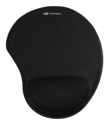 Mouse Pad Com Apoio De Pulso Ergonômico Preto Mp-50 C3tech