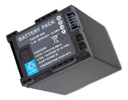 Bateria Bp 828 Para Canon Hfm Hg30 G40 G50 Xa20 Xa25 Tienda