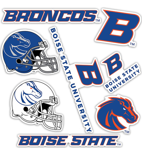 Boise State University Bsu Broncos Calcomania Vinilo Para P