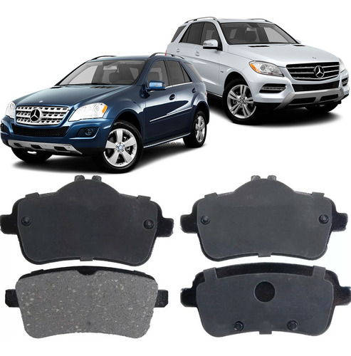 Imagem 2 de 6 de Pastilha Freio Traseira Mercedes Ml63 Ml350 2011 A 2019