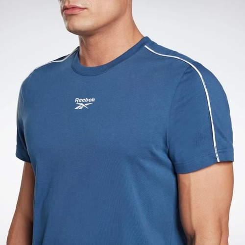 Imagen 2 de 3 de Camiseta Reebok Workout Ready Piping Para Hombre