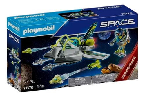 Figura Armable Playmobil Space Misión Espacio Dron 57 Pzas