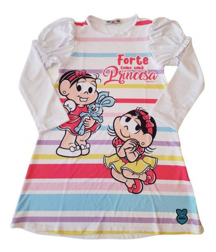 Imagem 1 de 3 de Camisola Infantil Turma Da Mônica Princesas Mon Sucré 20064
