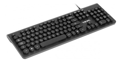 Imagem 5 de 8 de Teclado Usb Dynamic Circle Teclas Redondas Preto Dc100p