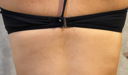 Top Bikini Marca Ardene Traje De Baño Negro Bloques Neón
