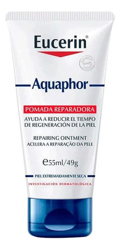 Eucerin Aquaphor Pomada Reparadora 55ml/49g Sin Fragancia