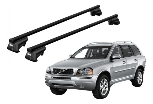 Barras Thule Volvo Xc90 02-14 Re / Smartrack Xt Squarebar