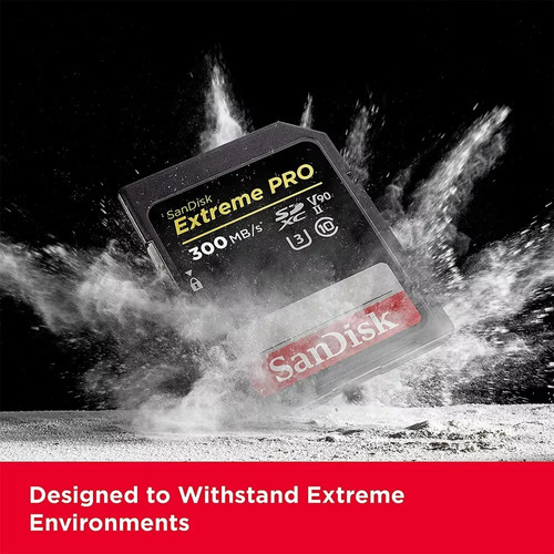 Tarjeta de memoria Sandisk Extreme Pro de 256 GB, tarjeta SD de 300 mb