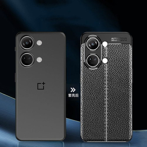 Funda Para Oneplus Nord 3 5g Leather Case Antideslizante Negro