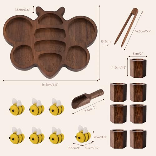 Juguetes Sensoriales De Colmena De Abejas De Madera Niã...