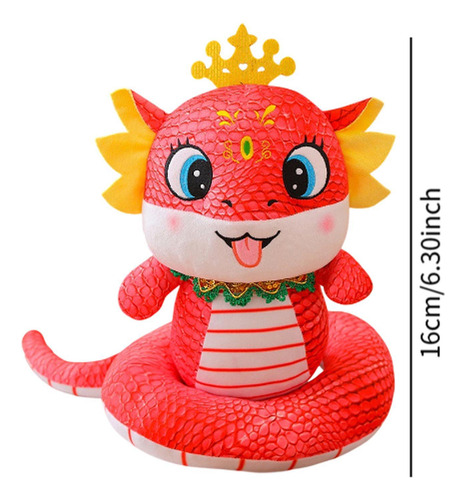 Ano Novo Chinês Brinquedo De Pelúcia 2025 Ano Vermelho