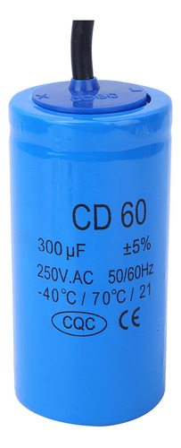 Condensador De Motor Cd60 250v 300uf, Conmutación A Prueba D