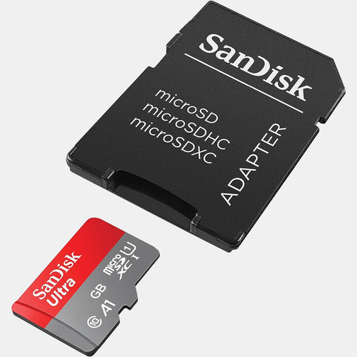 Sandisk Cartão De Memória Ultra Micro Sd 64gb + Adaptador Sd