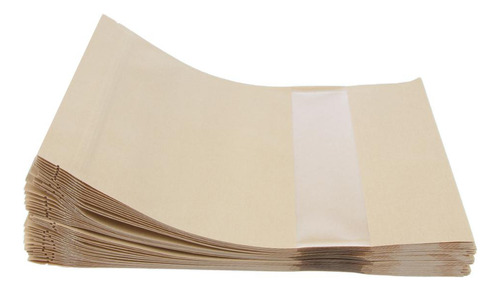 Kraft Zip Lock Food Bag 20x30 + 5