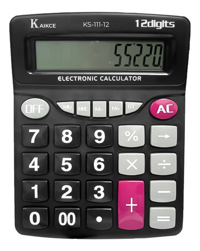 Calculadora De Mesa Kaikce 12 Digitos Ks-111-12 Nueva