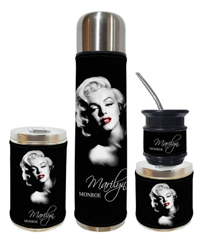 Set Matero 4 Piezas Ambty Marilyn Monroe 2 Excelente Calidad