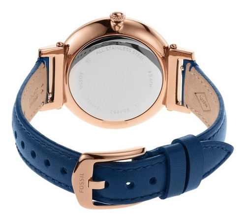 Imagen 6 de 10 de Reloj Mujerfossil Daisy 3 Hand De Piel